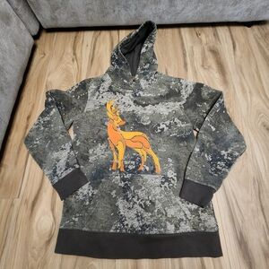 She Outdoor Camouflage Hoodie Sweatshirt, Size XS